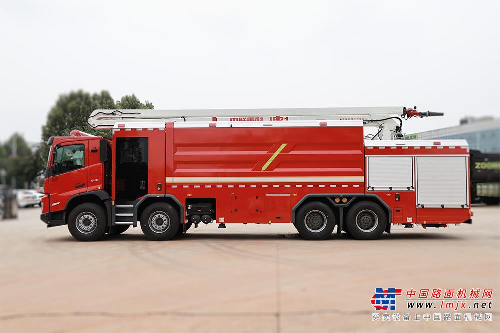 中联重科 ZLF5430JXFJP21型 举高喷射消防车高清图 - 外观