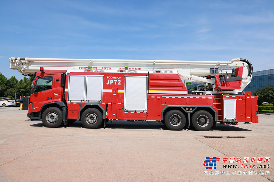 中联重科 ZLF5430JXFJP72 举高喷射消防车高清图 - 外观