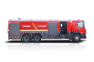 中联重科 ZLF5291GXFPM120型 泡沫/水罐消防车高清图 - 外观