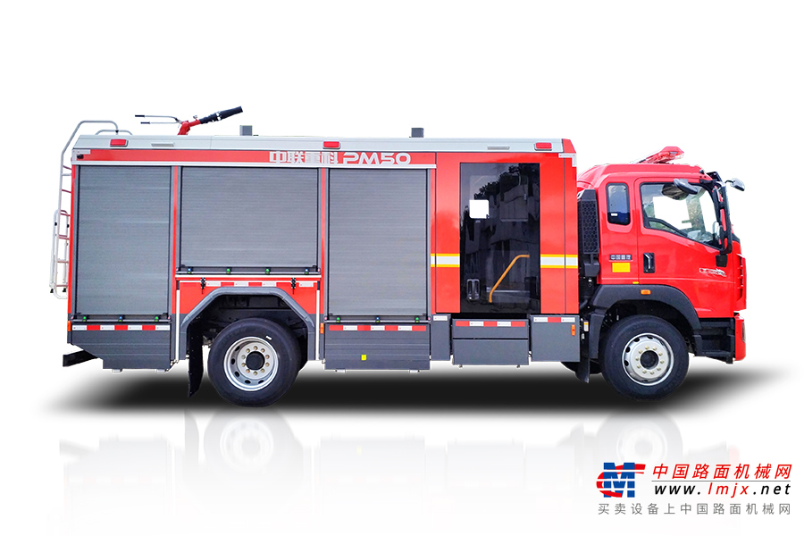 中联重科 ZLF5151GXFPM50 泡沫/水罐消防车高清图 - 外观