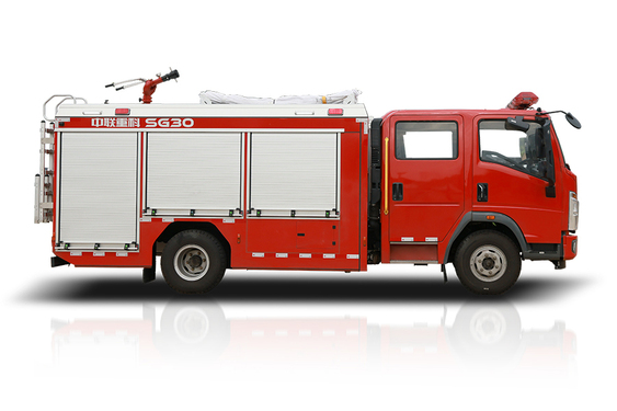 中联重科 ZLF5100GXFSG30 水罐消防车高清图 - 外观