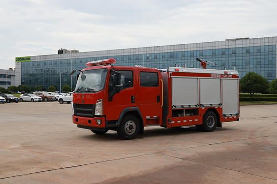 中联重科 ZLF5100GXFSG30 水罐消防车高清图 - 外观