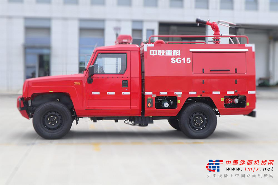 中联重科 ZLF5040GXFSG15型 四驱皮卡水罐消防车高清图 - 外观