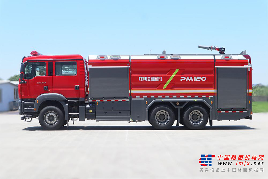 中联重科 ZLF5290GXFPM120型 泡沫/水罐消防车高清图 - 外观