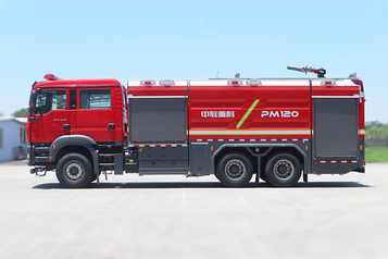 中联重科 ZLF5290GXFPM120型 泡沫/水罐消防车高清图 - 外观