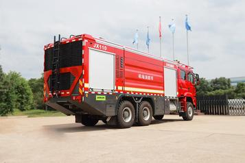 中联重科 ZLF5290GXFJX110A6 机场主力泡沫消防车高清图 - 外观
