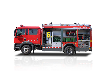 中联重科 ZLF5180TXFXX50型 洗消消防车高清图 - 外观