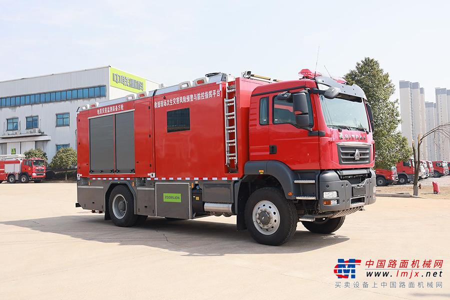 中联重科 ZLF5180TXFTZ3000 次生灾害预警指挥消防车高清图 - 外观