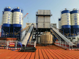 山推 HZS180-5R 水上平台工程站/R系列混凝土搅拌设备高清图 - 外观