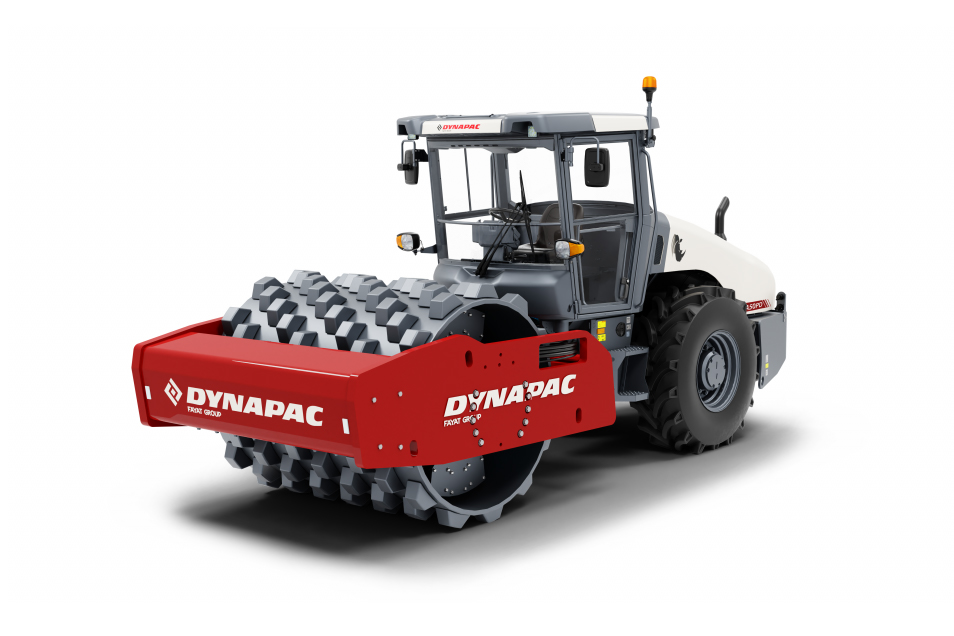 戴纳派克 Dynapac CA50PD Rhino 单钢轮振动压路机高清图 - 外观