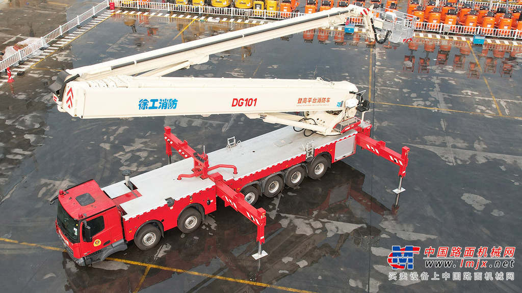徐工 DG101 登高平台消防车高清图 - 外观