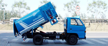 亚洁 BQJ5042ZZZ型 自装卸式垃圾车
