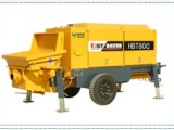 貝司特HBT80C拖式混凝土泵高清圖 - 外觀